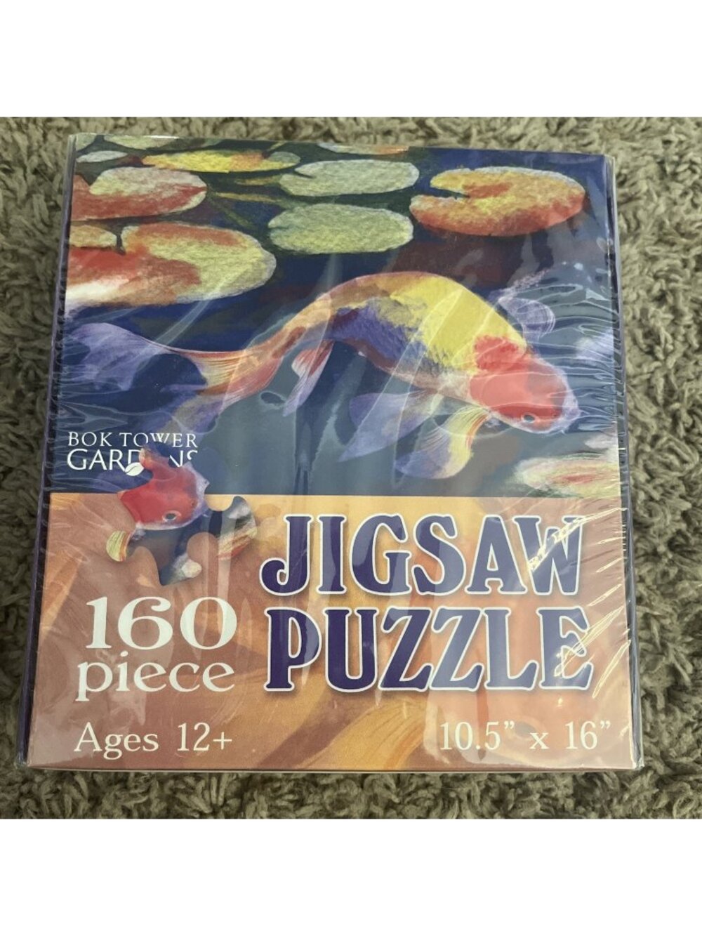 Bok Tower Gardens Florida Jigsaw Puzzle 160 Piece Brand New Sealed Koi Fish